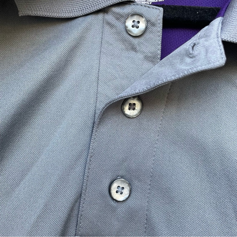 ProEdge University of Washington Huskies Grey/Purple Polo L - Picture 4 of 8